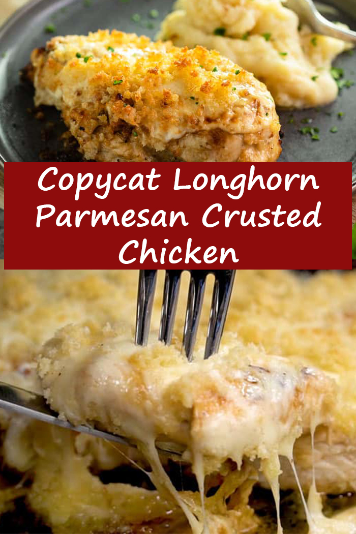 Copycat Longhorn Parmesan Crusted Chicken