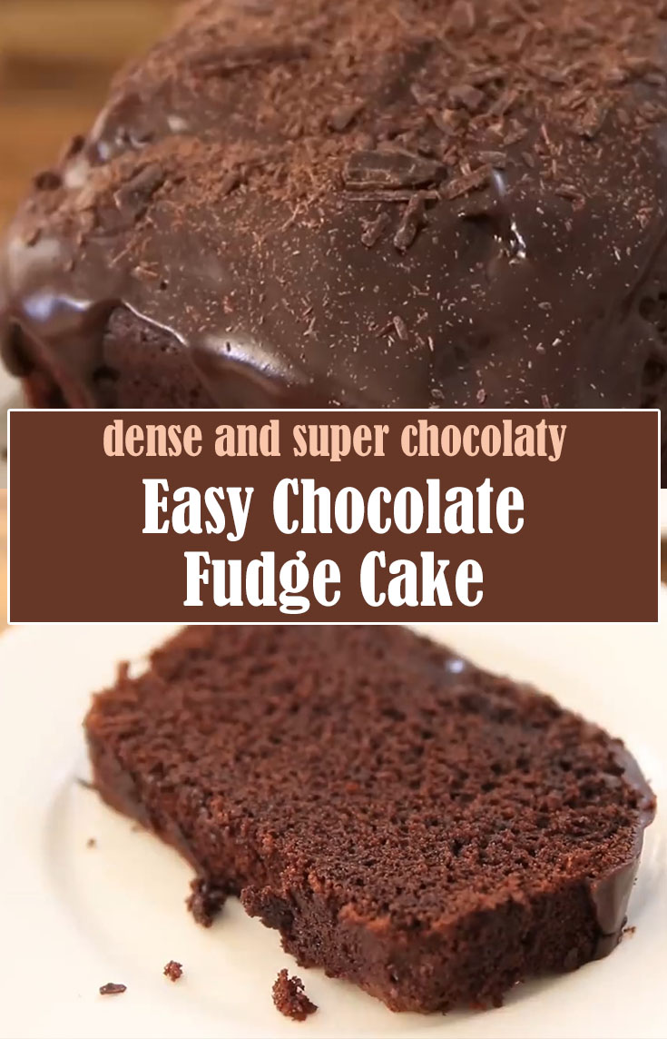 Easy Chocolate Fudge Cake Recipe