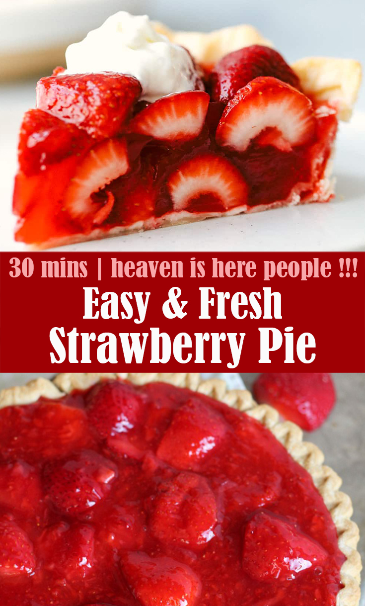 Easy Fresh Strawberry Pie Recipe