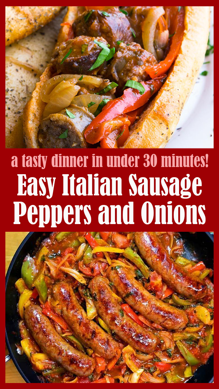 Easy Italian Sausage Peppers and Onions