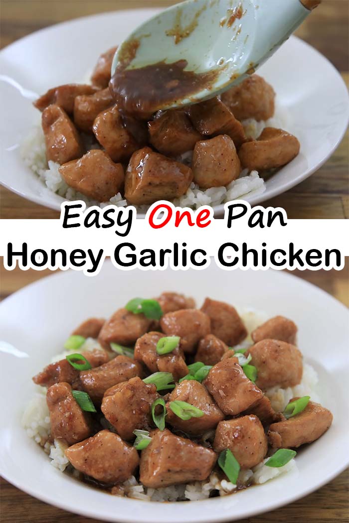 Easy One Pan Honey Garlic Chicken