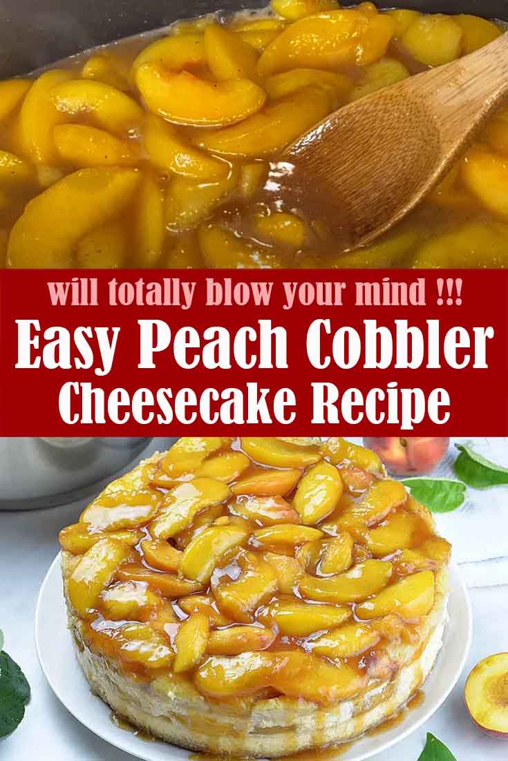 Peach Cobbler Cheesecake