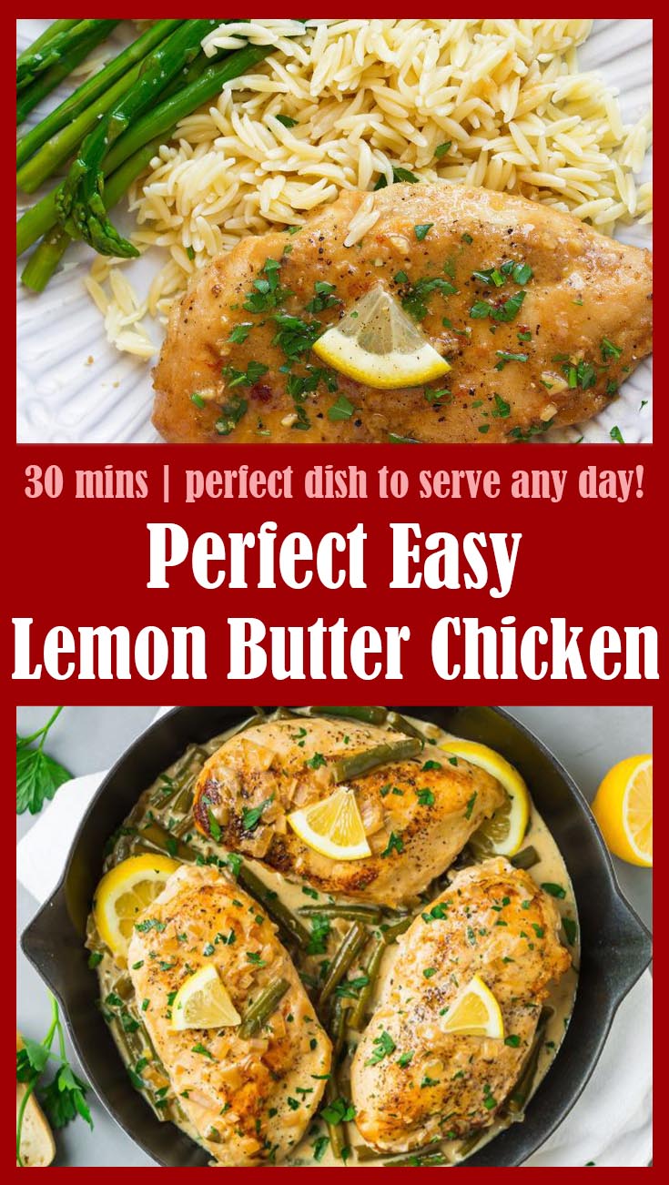 Perfect Easy Lemon Butter Chicken – Tasty Food Recipes