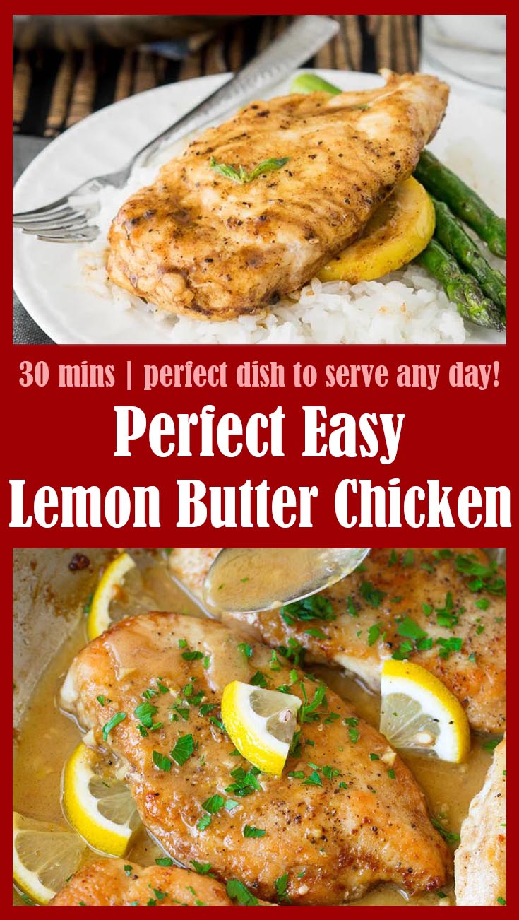 Perfect Easy Lemon Butter Chicken