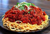 Spaghetti Bolognese (Italian Pasta Recipe)