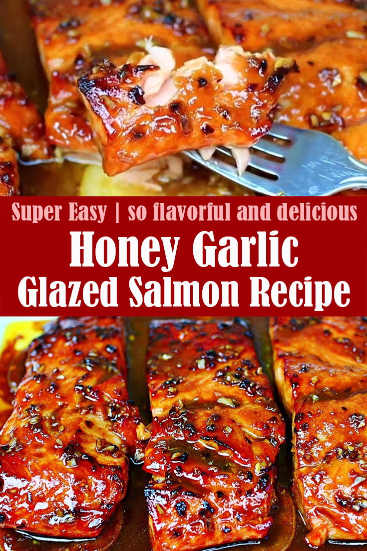 Super Easy Honey Garlic Glazed Salmon Recipe