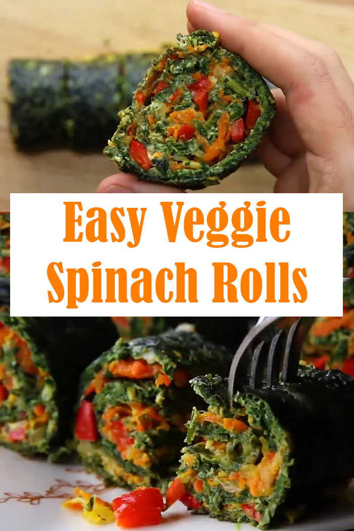 Veggie Spinach Rolls